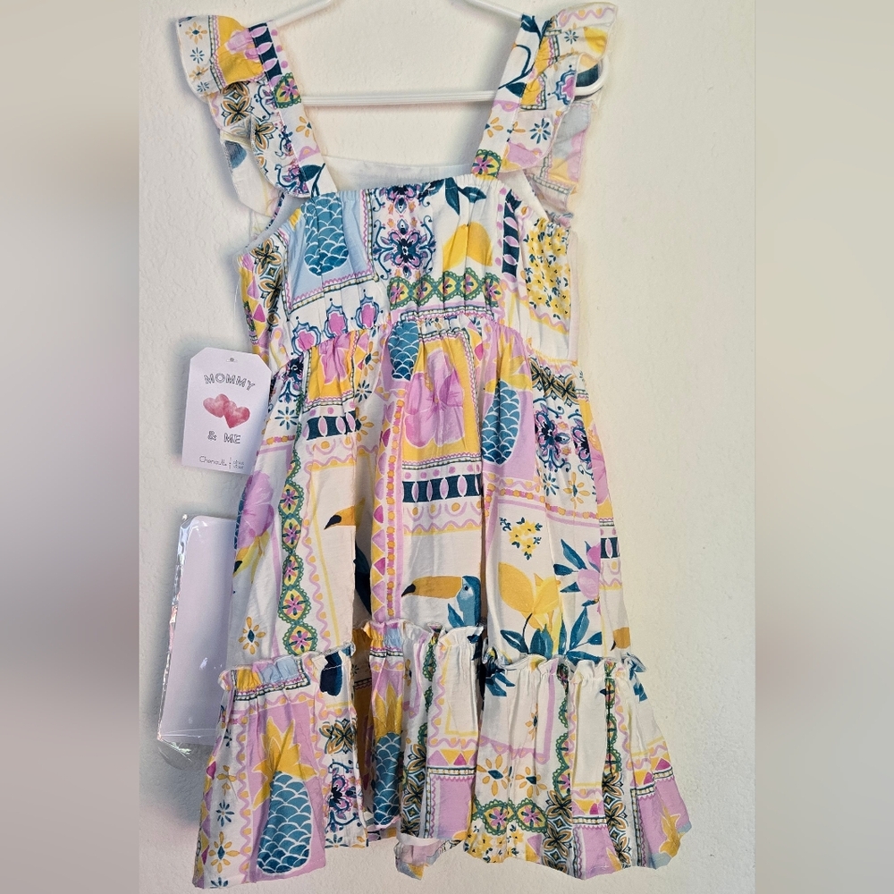 Chenault Multicolor Kids Dress - Picture 7 of 8